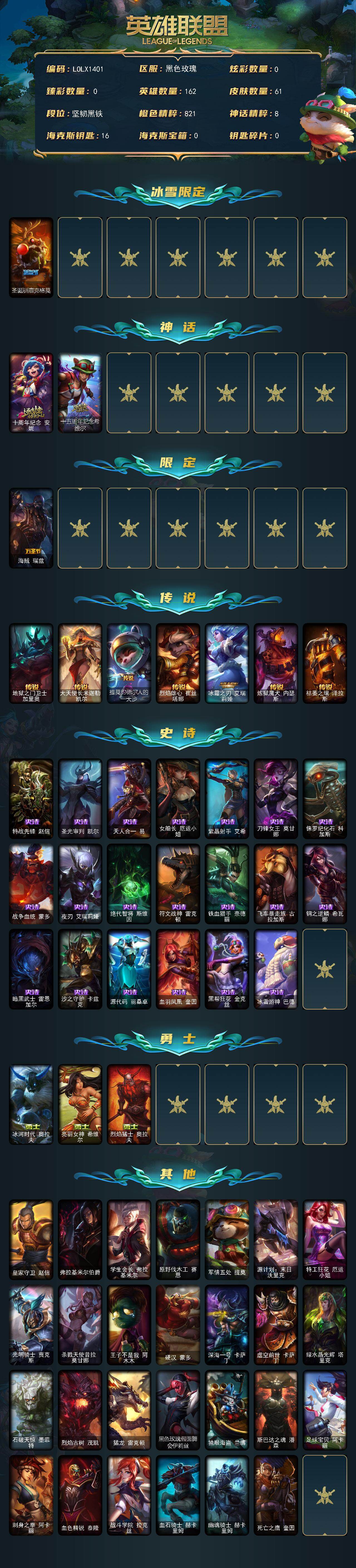 LOLEY49853英雄联盟账号详情图2 LOLEY49853英雄联盟账号详情图2