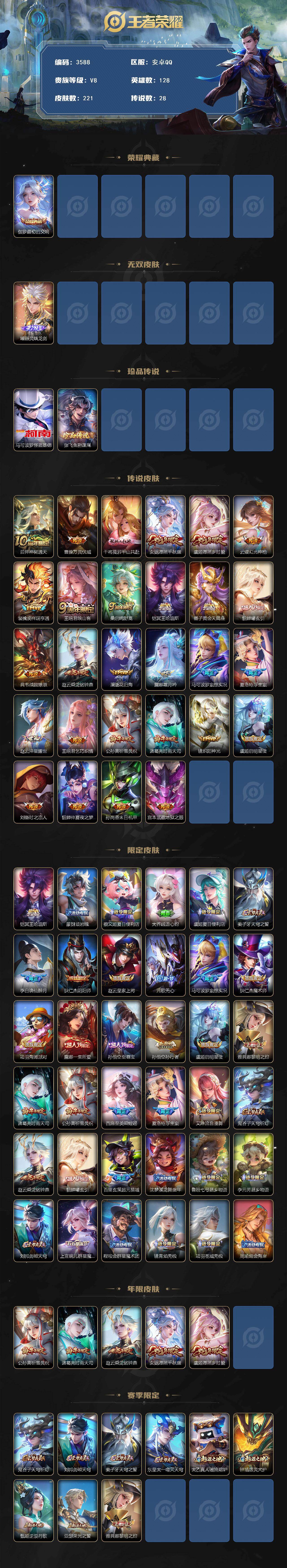 WZCMW4119075王者荣耀账号详情图2