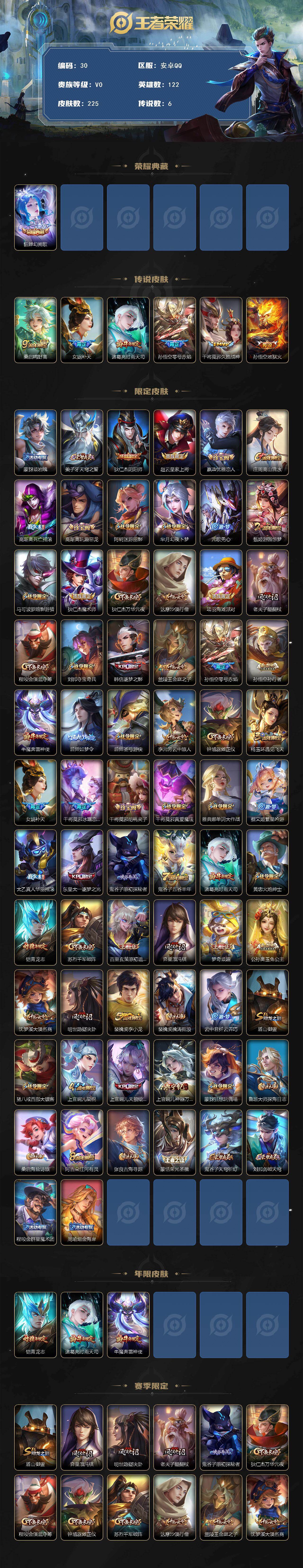 WZYHY497790王者荣耀账号详情图2