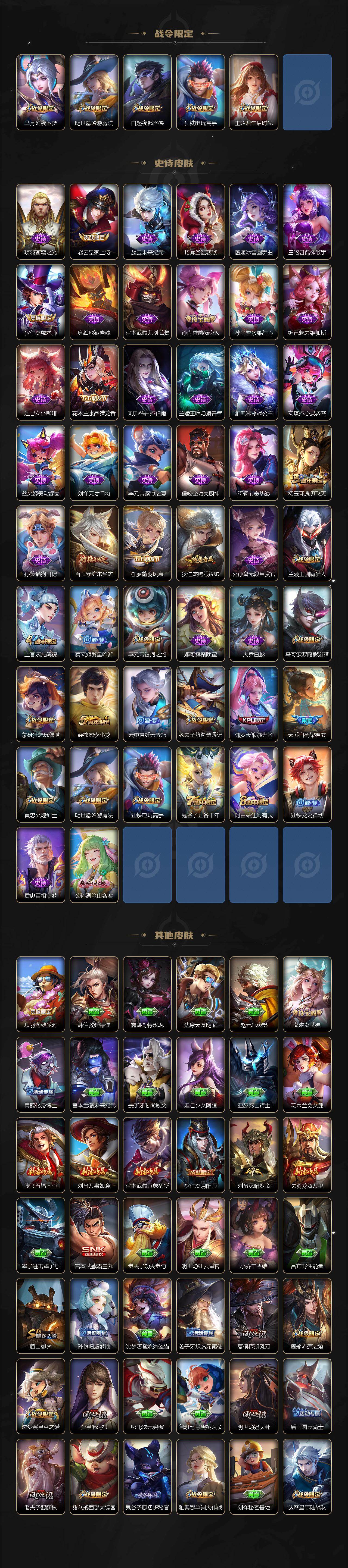 WZXS4118414王者荣耀账号详情图3