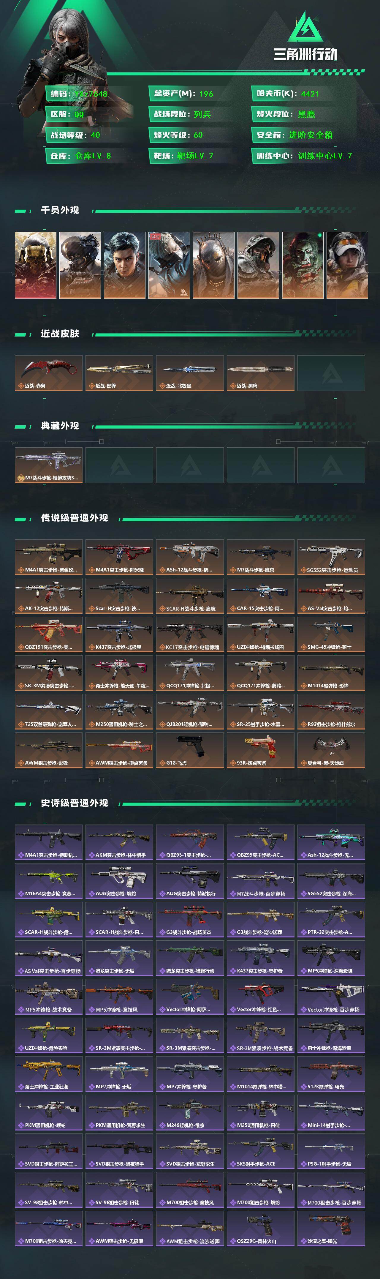 SJZCMW430531三角洲行动账号详情图2 SJZCMW430531三角洲行动账号详情图2