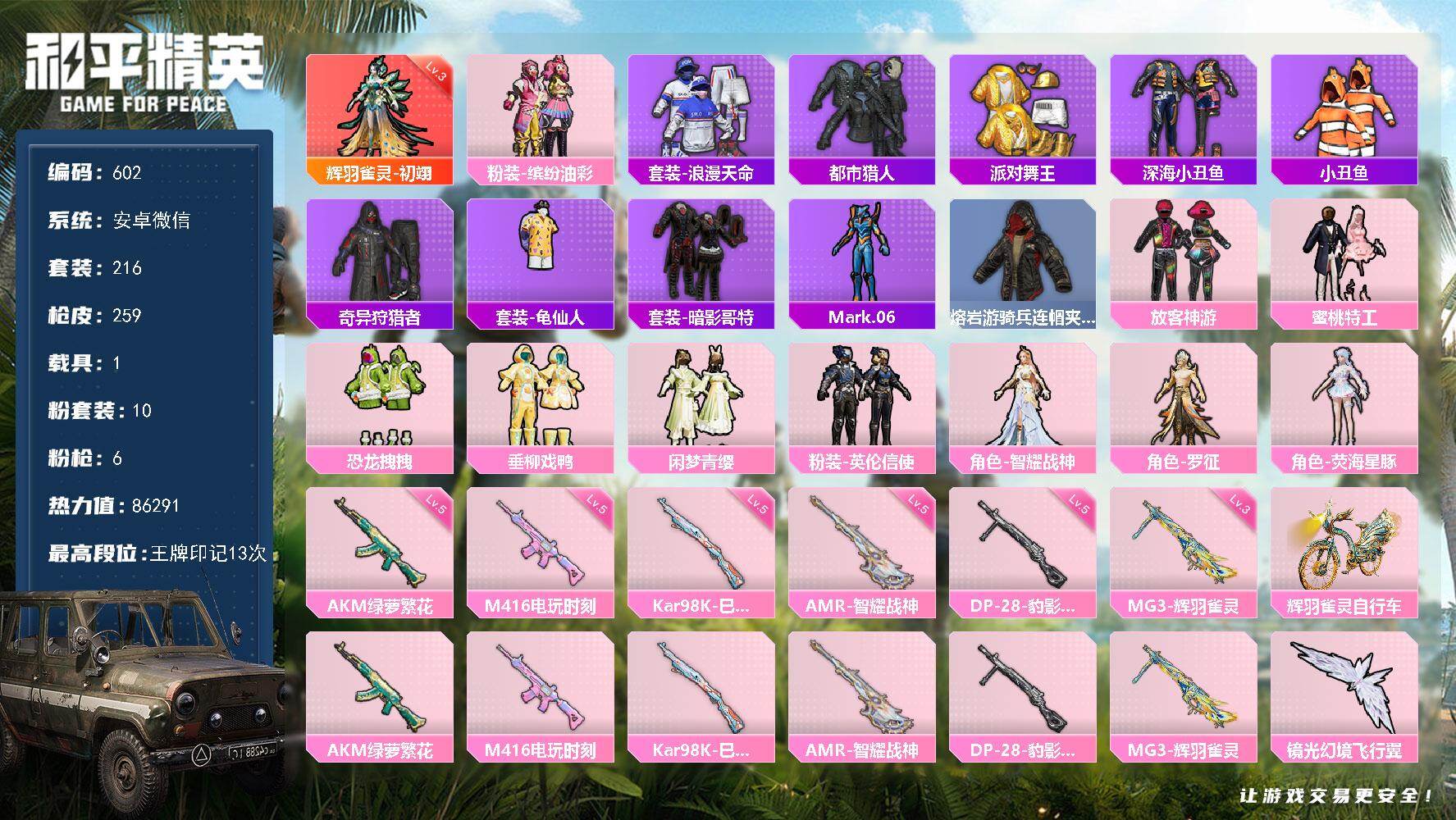 HPKG466646和平精英账号详情图29