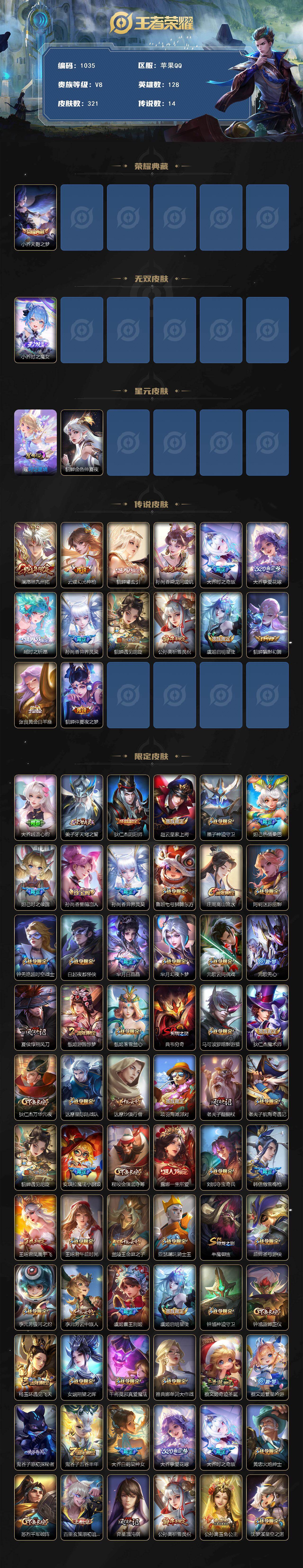 WZCMW496750王者荣耀账号详情图2