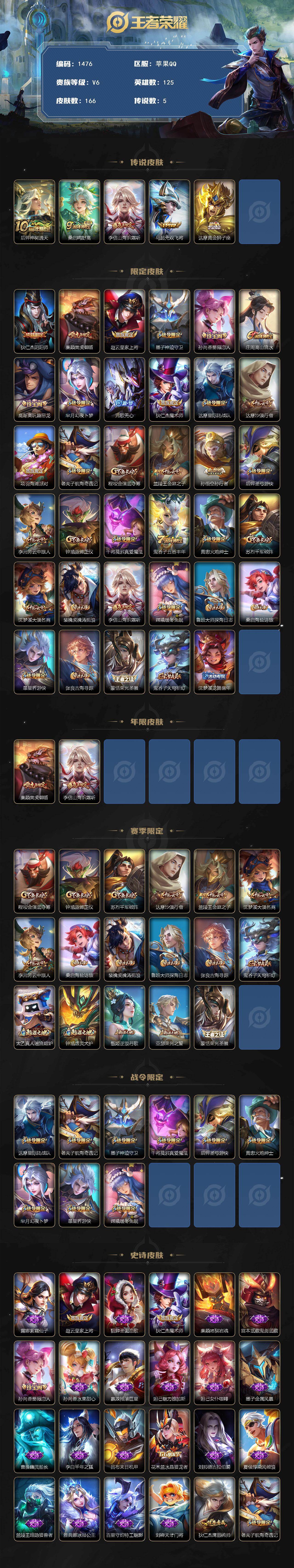 WZKG4106401王者荣耀账号详情图2