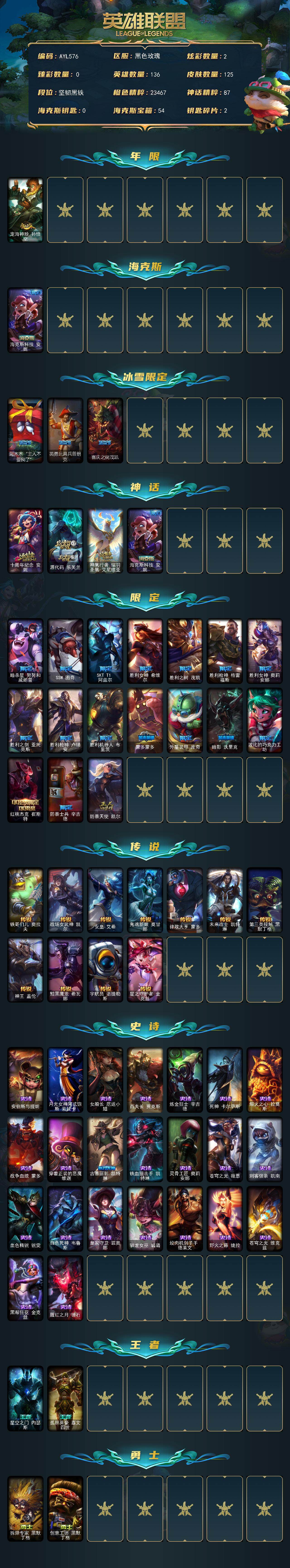 LOLCMW410180英雄联盟账号详情图2 LOLCMW410180英雄联盟账号详情图2