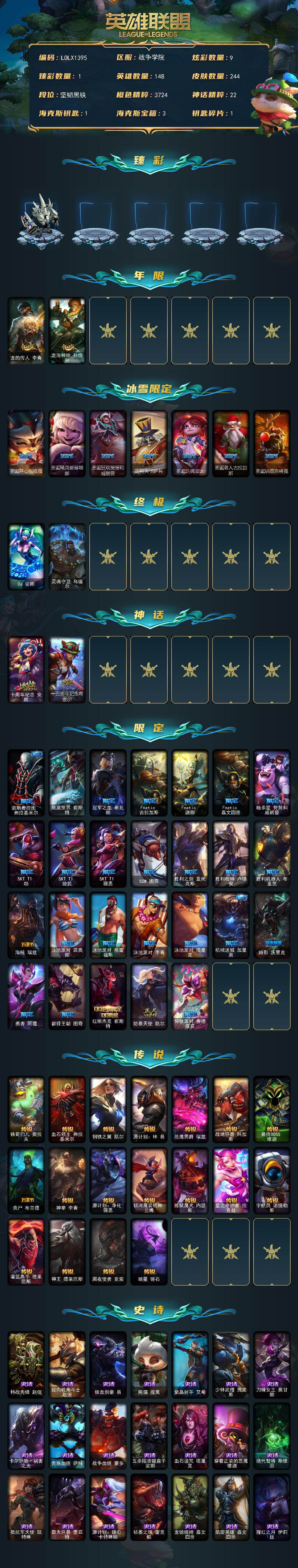 LOLEY49536英雄联盟账号详情图2