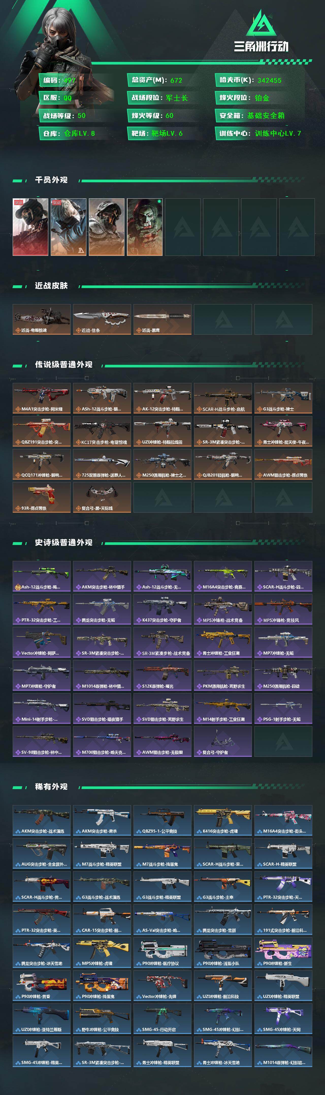 SJZCMW426144三角洲行动账号详情图2