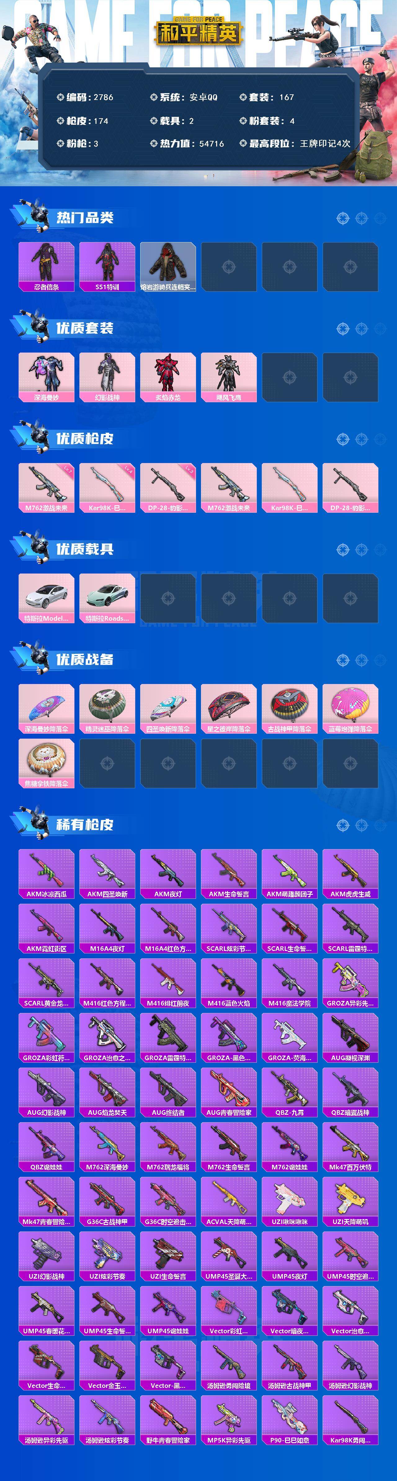 HPCMW464651和平精英账号详情图2