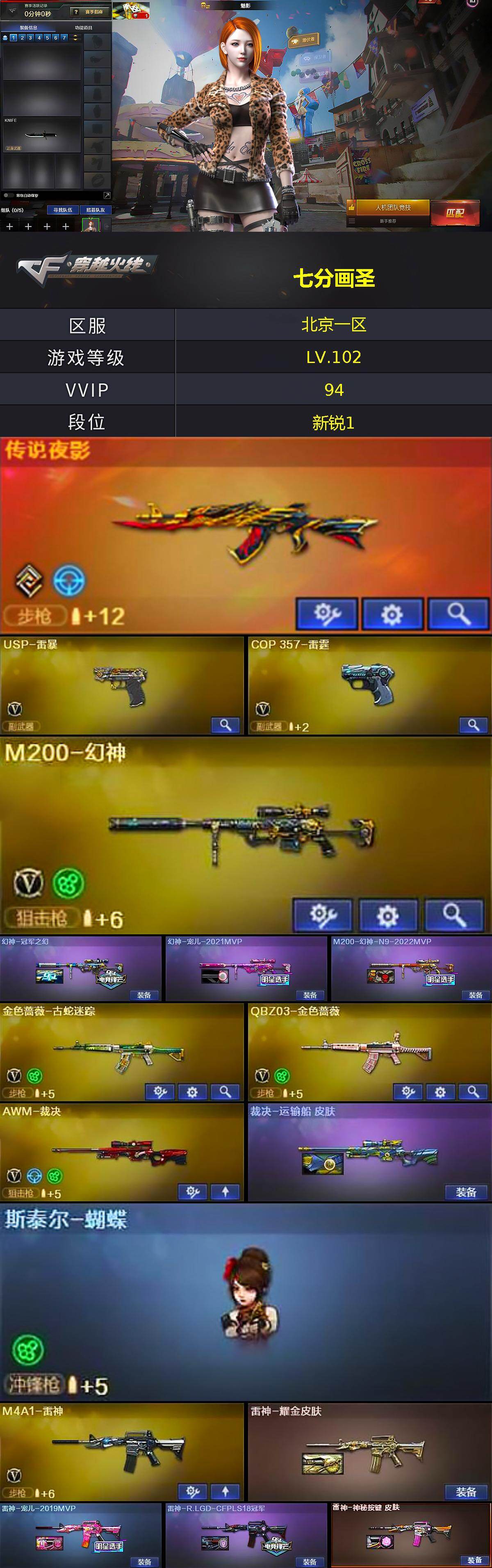 CFLX429273穿越火线账号详情图2