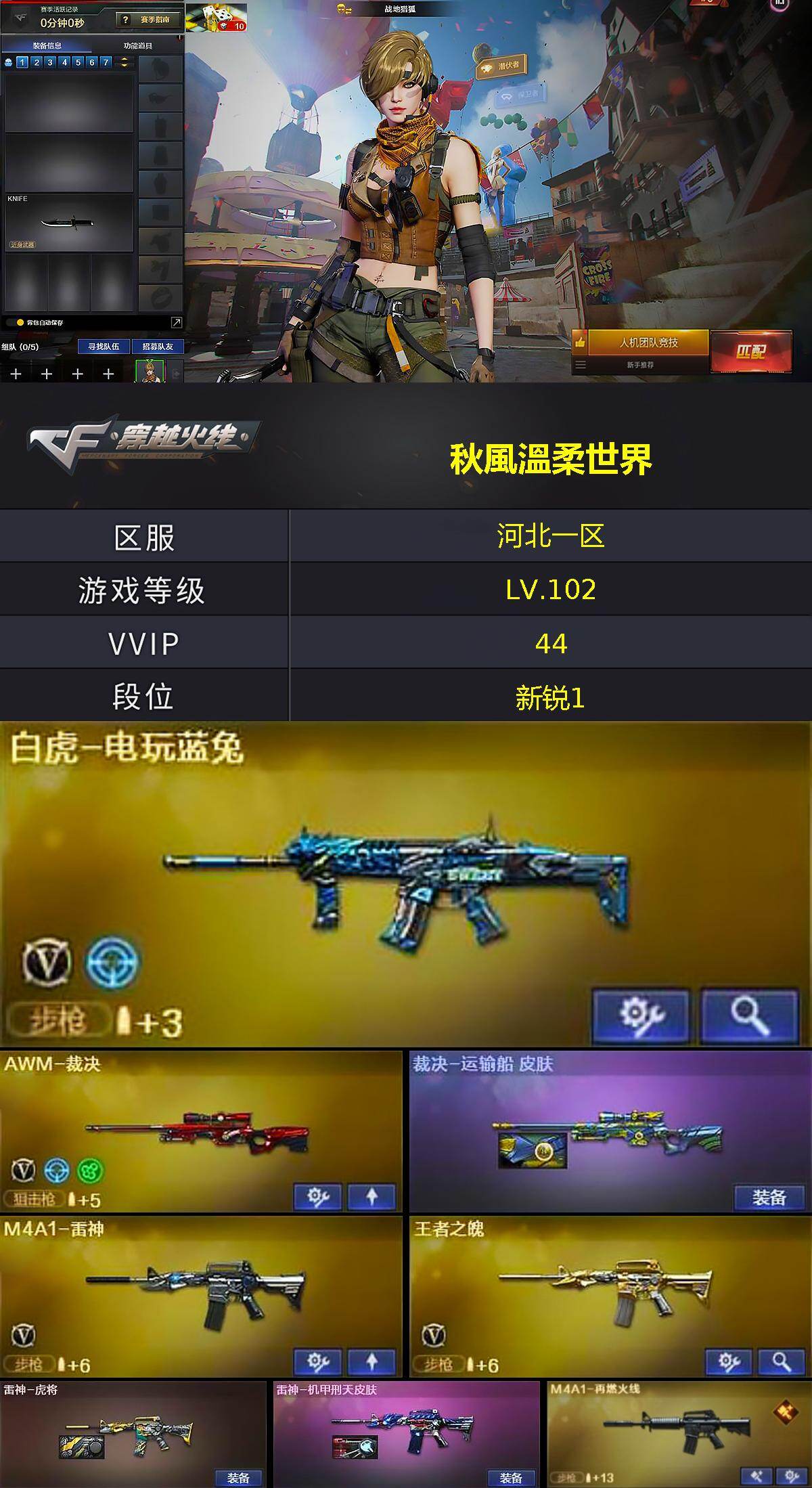 CFCMW430120穿越火线账号详情图2