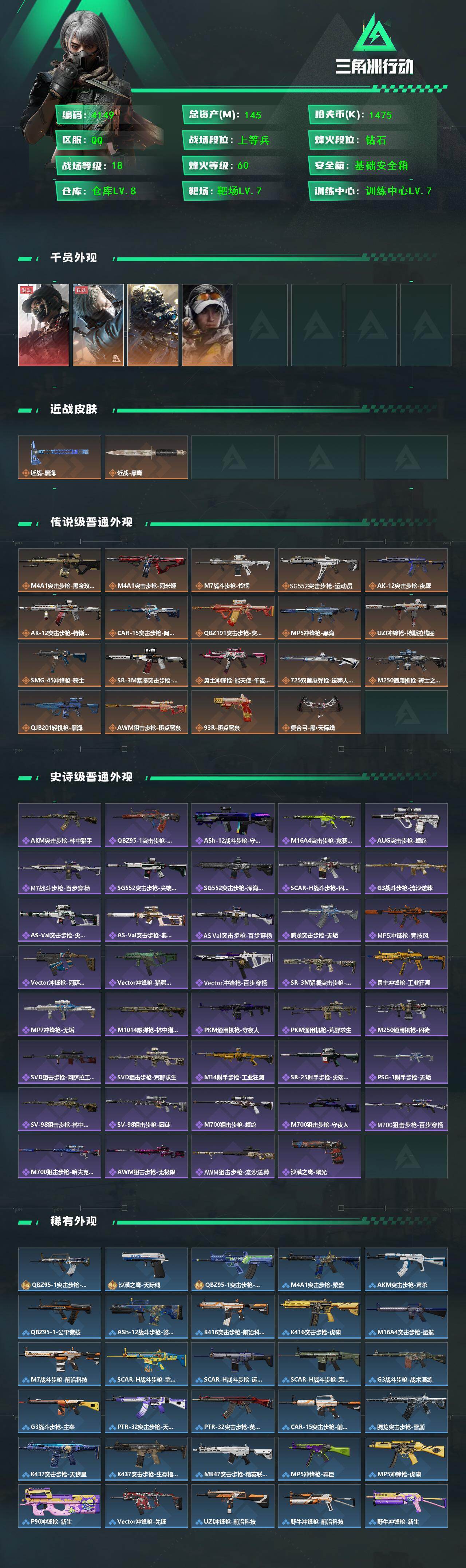 SJZQM432024三角洲行动账号详情图4