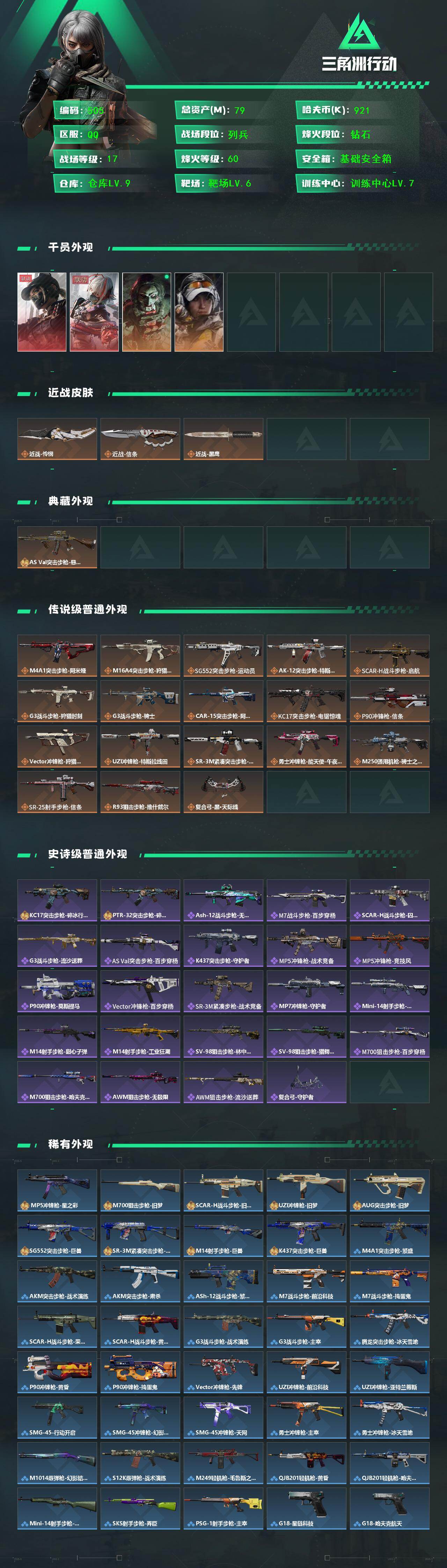 SJZCMW426160三角洲行动账号详情图2