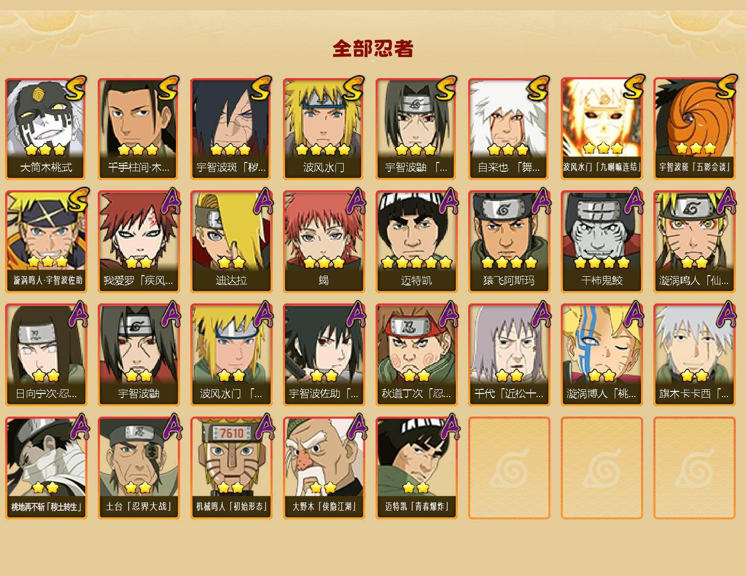 HYQM46610火影忍者账号详情图3