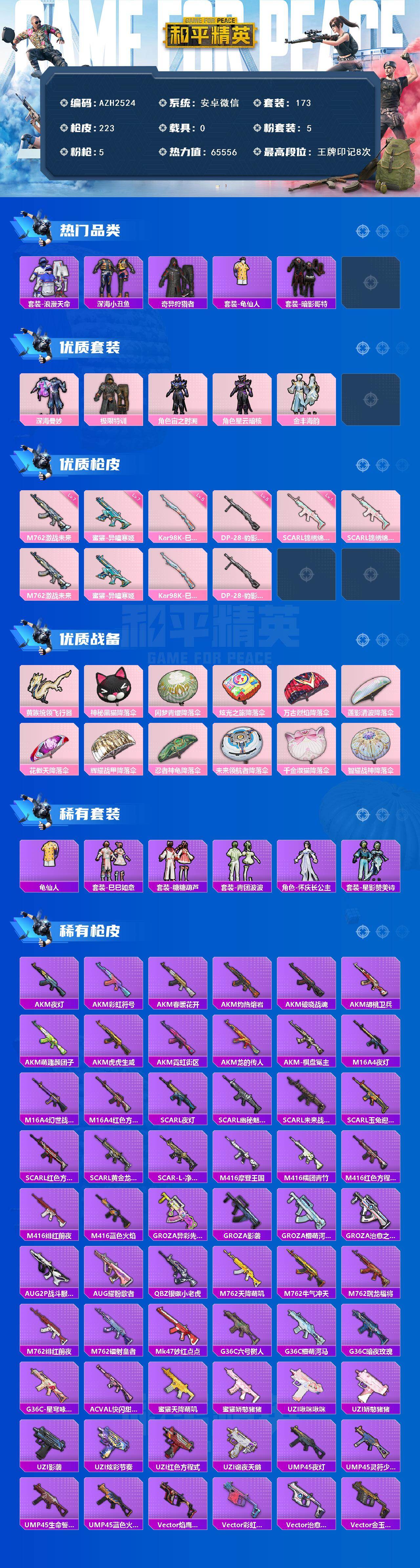 HPCMW469229和平精英账号详情图2