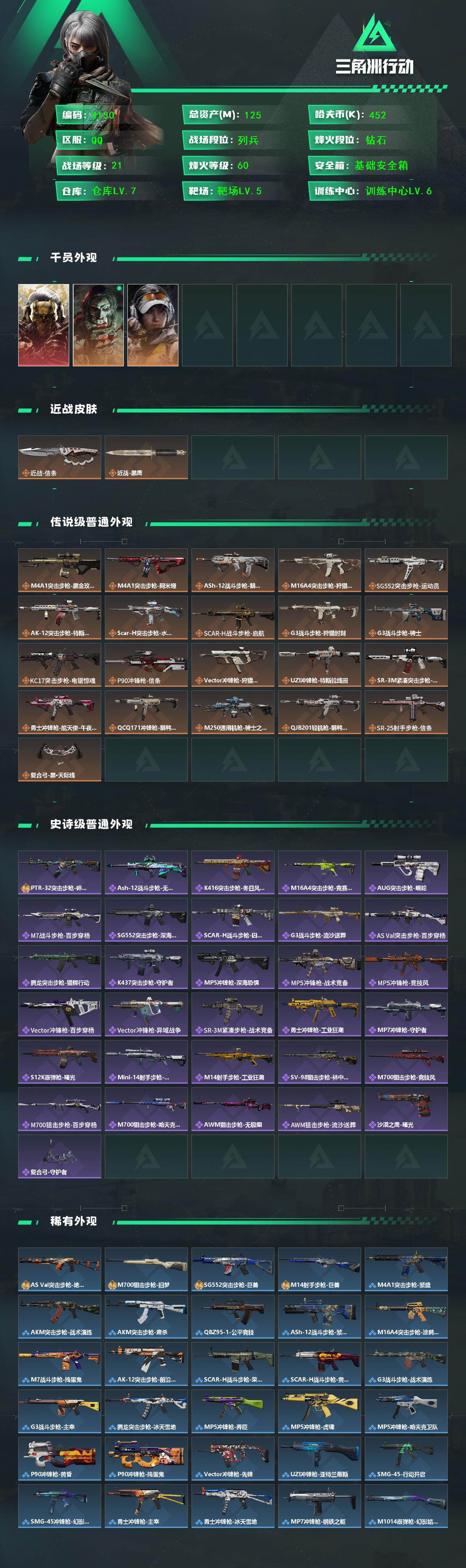 SJZQM432017三角洲行动账号详情图4