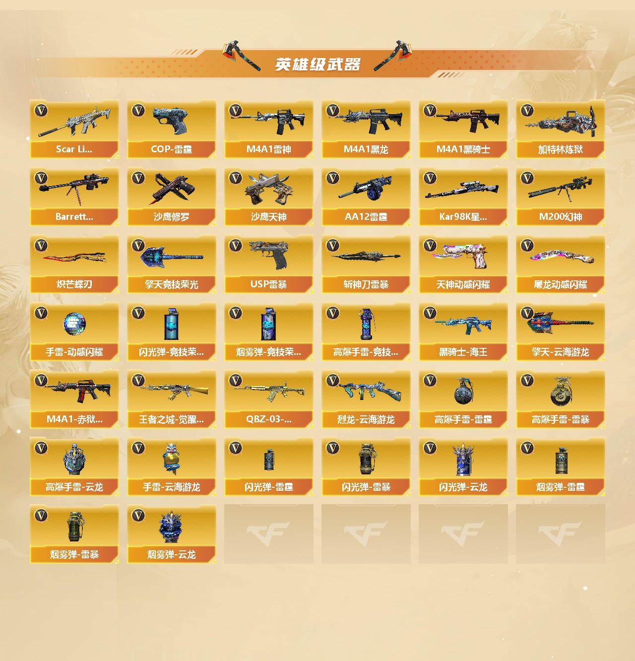 CFQM422418穿越火线账号详情图4