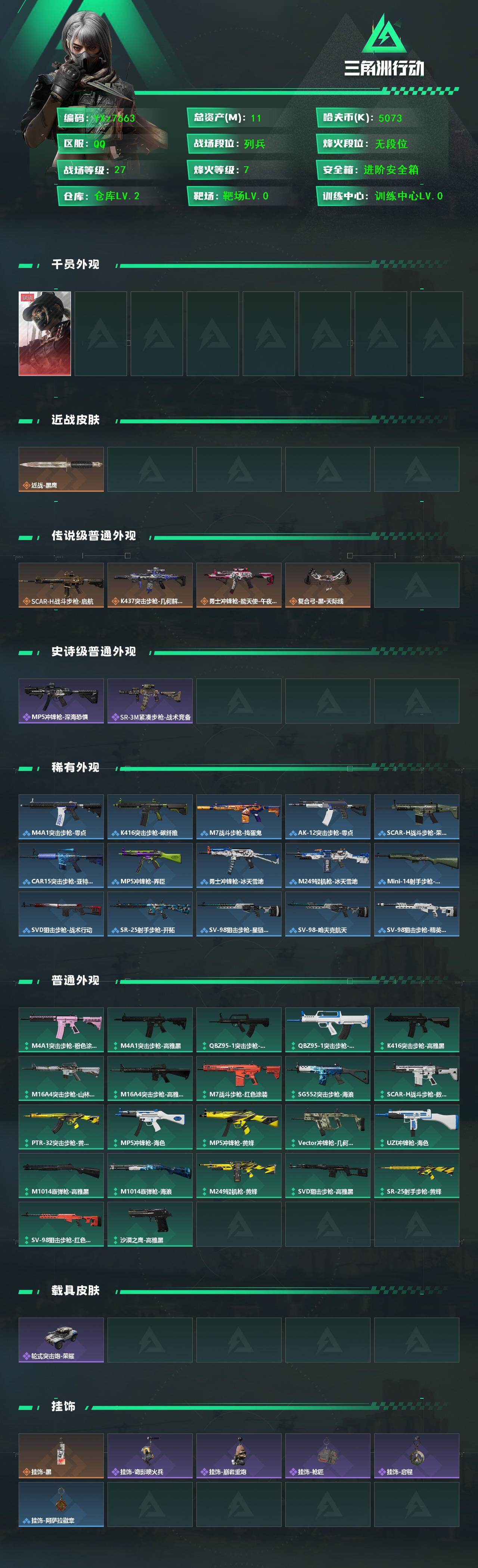 SJZCMW429154三角洲行动账号详情图2