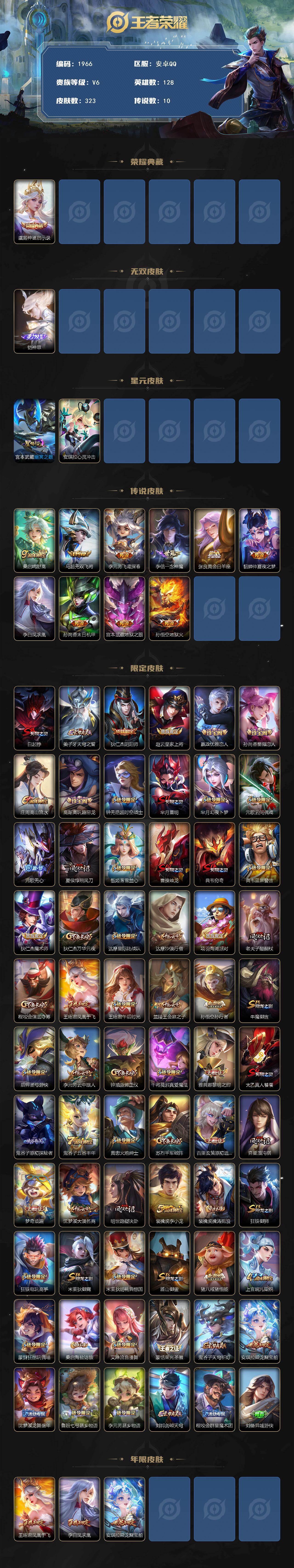 WZCMW497049王者荣耀账号详情图2