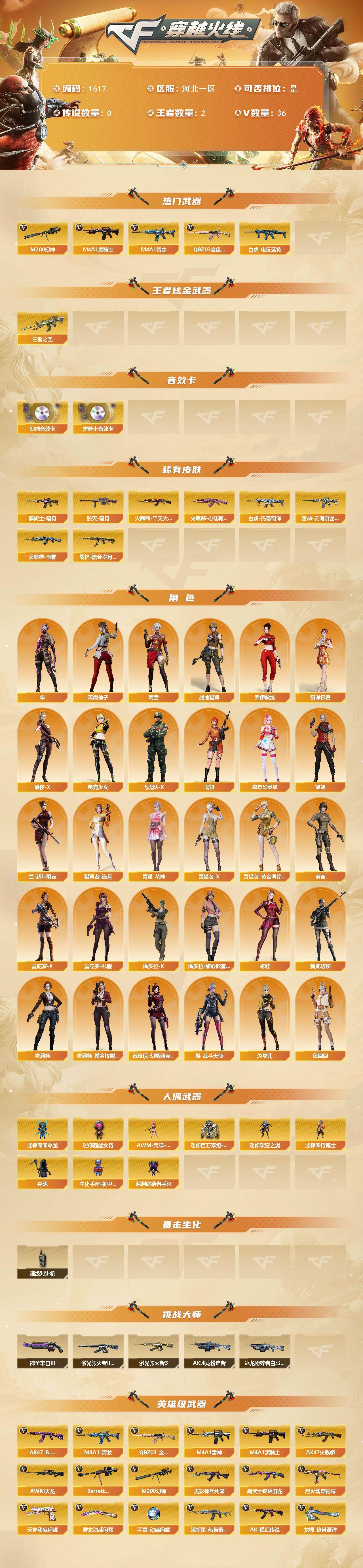 CFCMW422498穿越火线账号详情图2