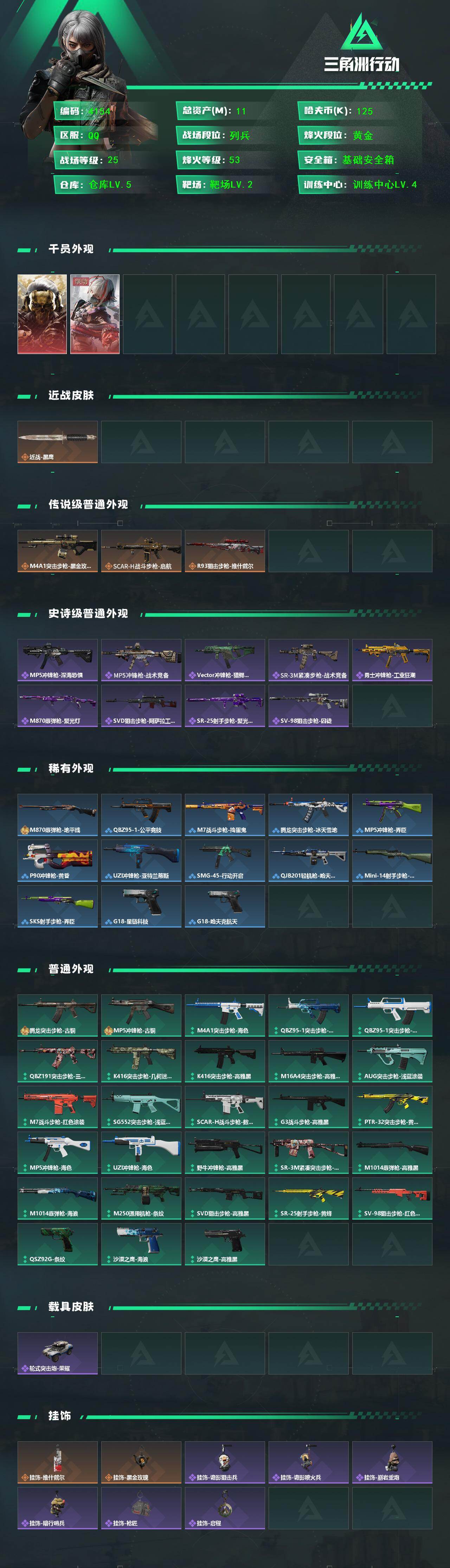 SJZQM432006三角洲行动账号详情图5