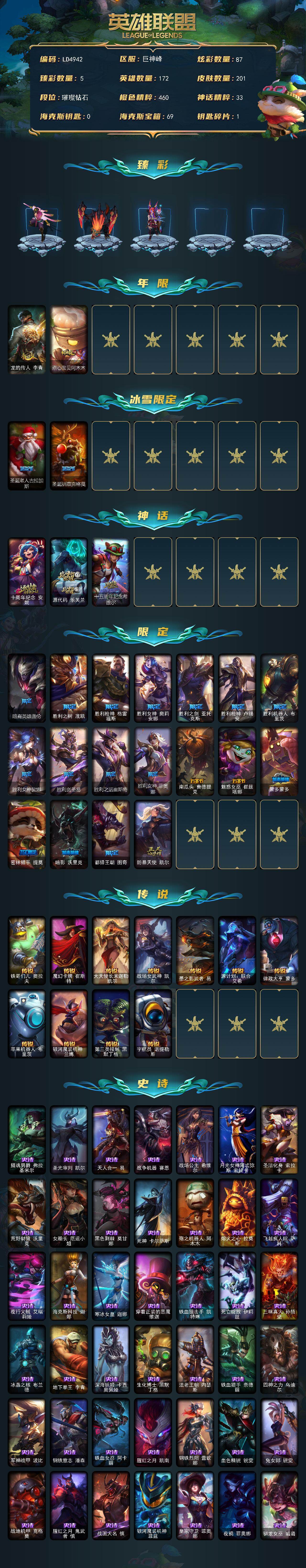 LOLQM49798英雄联盟账号详情图3