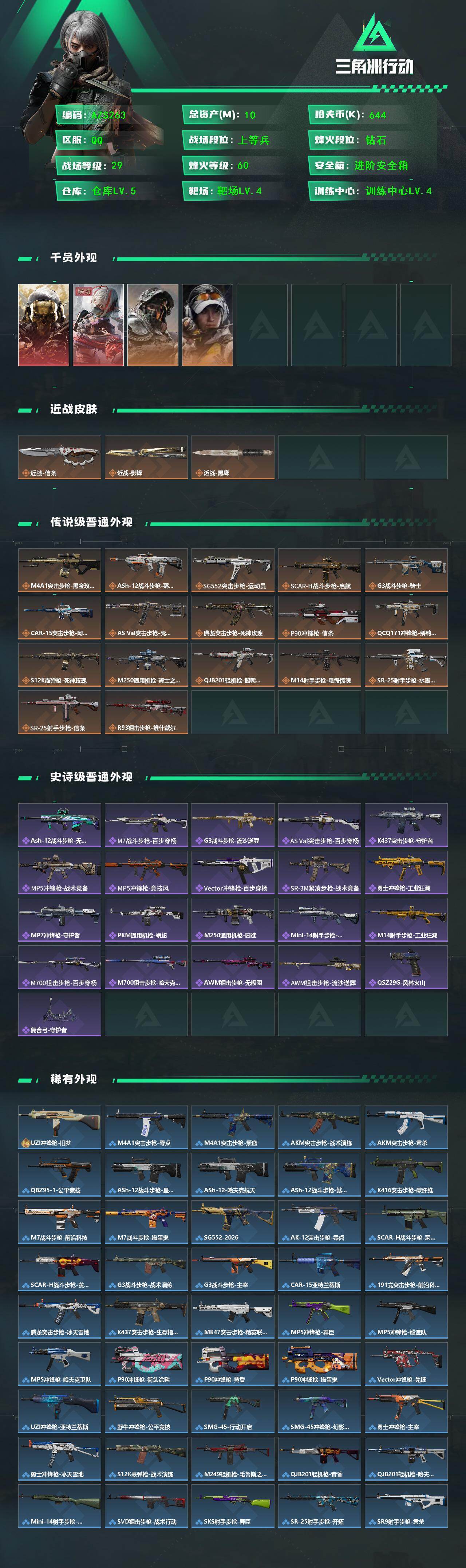 SJZQM426544三角洲行动账号详情图5