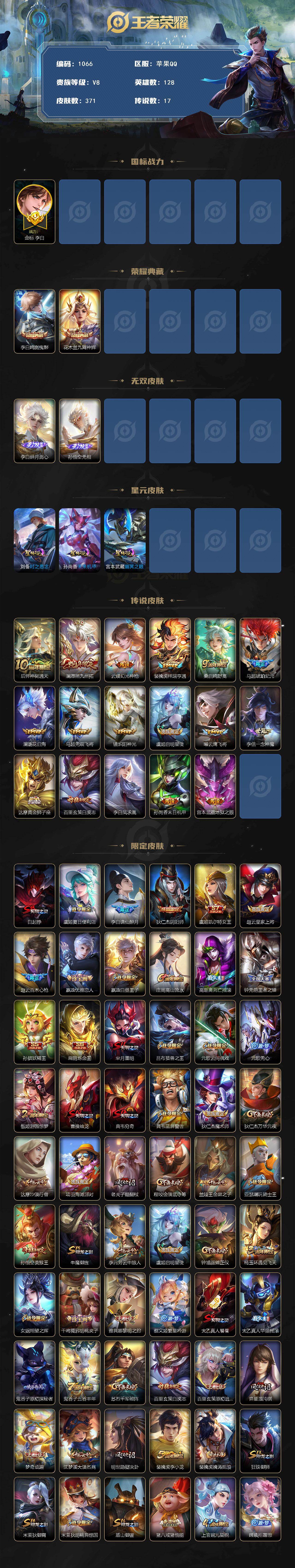 WZCMW498072王者荣耀账号详情图2