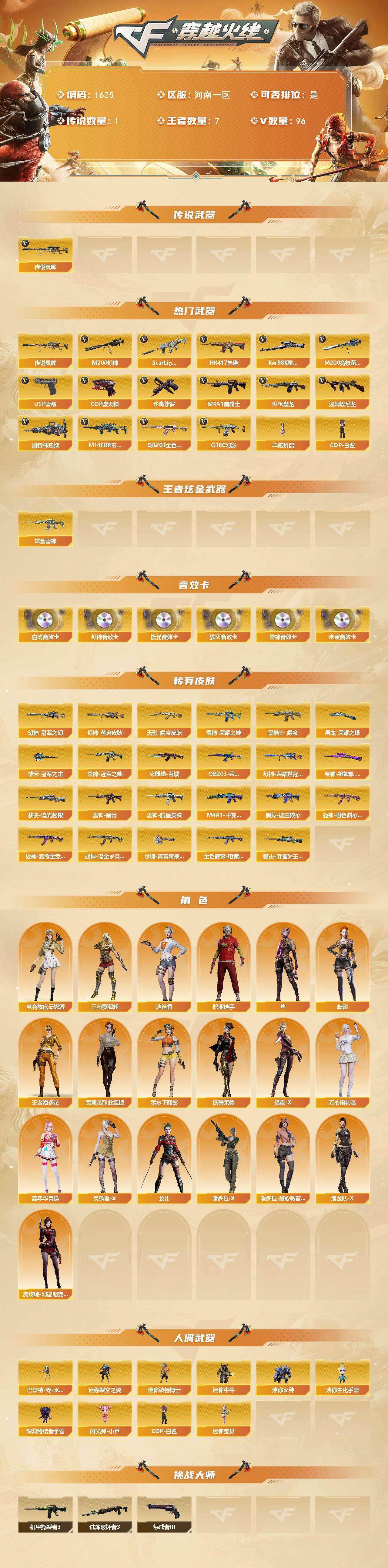 CFCMW422781穿越火线账号详情图2