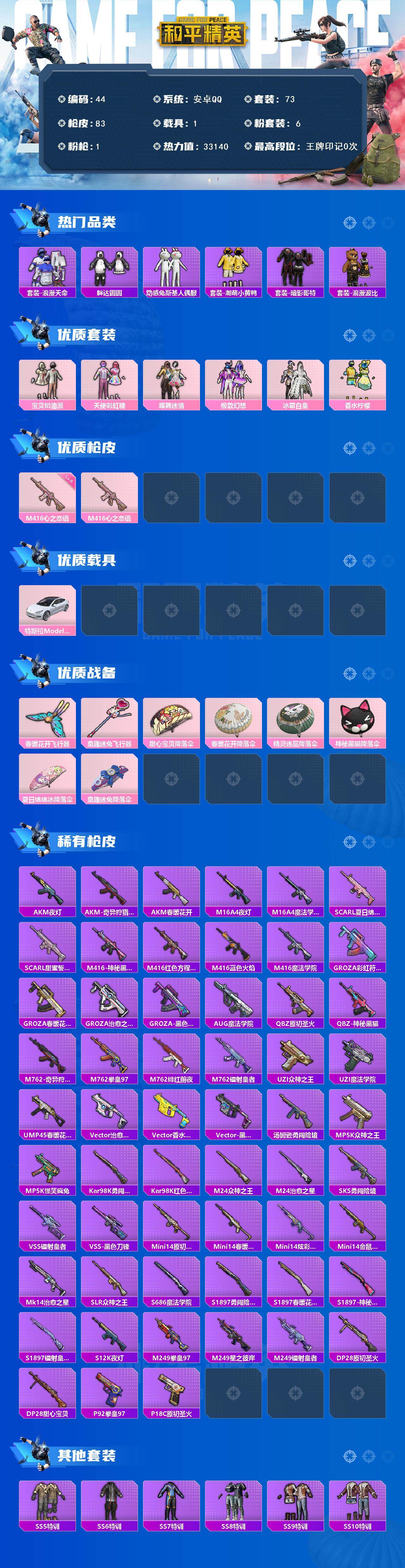 HPYHY451428和平精英账号详情图2