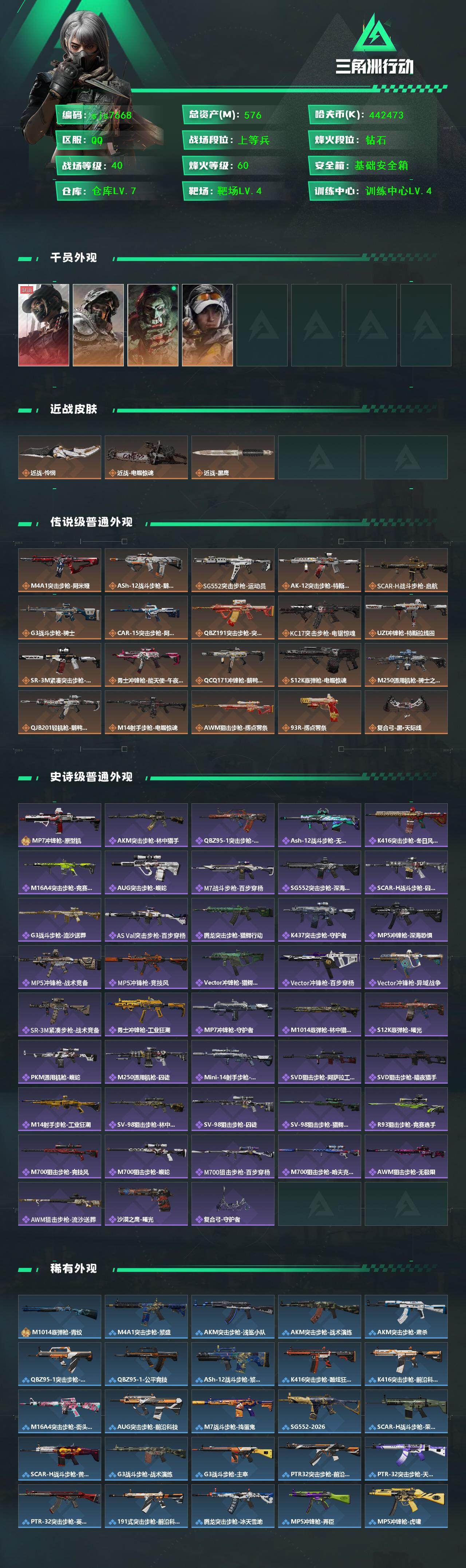 SJZCMW426726三角洲行动账号详情图2 SJZCMW426726三角洲行动账号详情图2