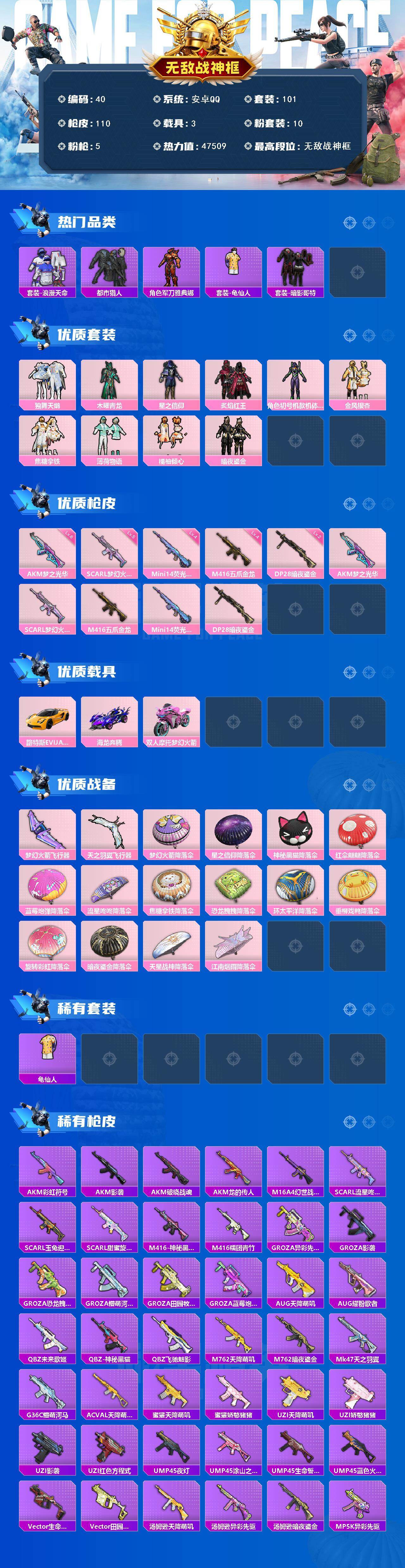 HPYHY451449和平精英账号详情图2