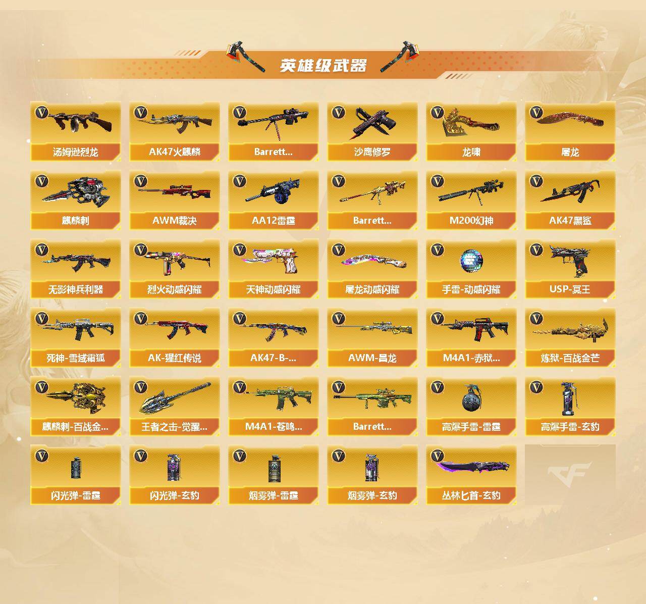 CFCMW422915穿越火线账号详情图3