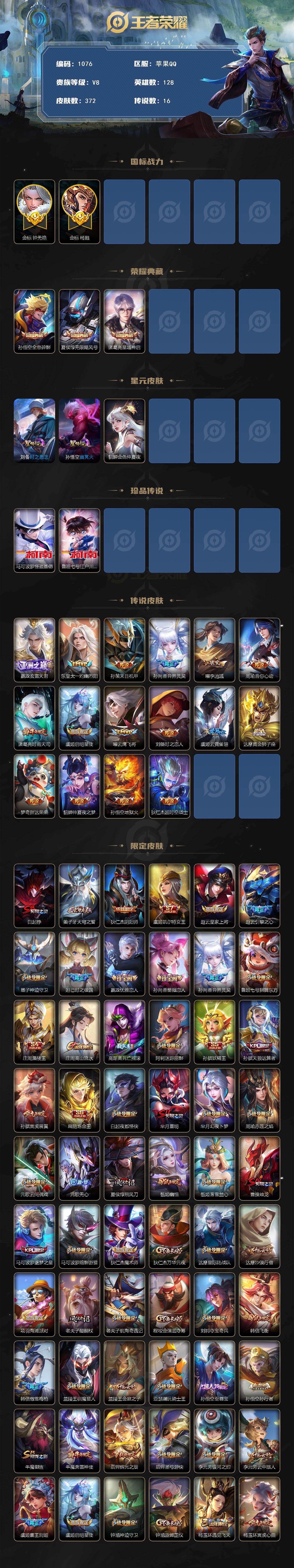 WZCMW498924王者荣耀账号详情图2