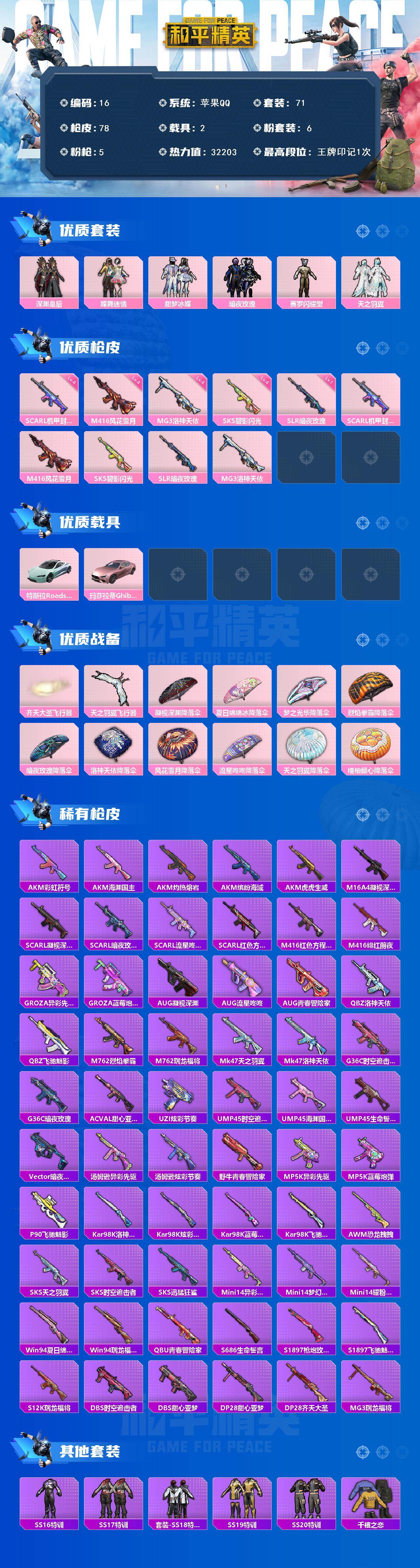 HPYHY451380和平精英账号详情图2