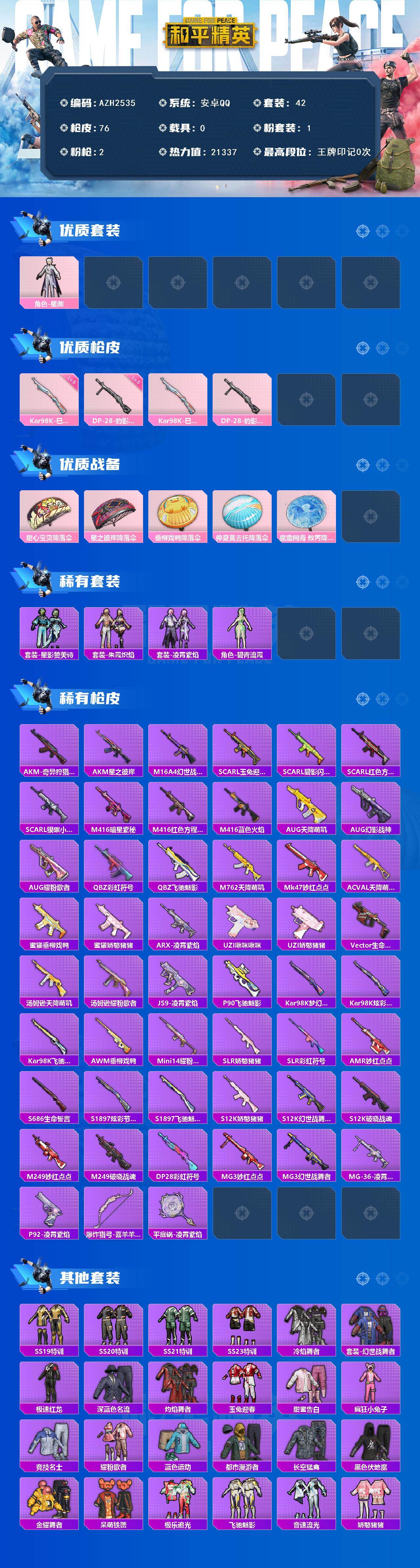 HPCMW451402和平精英账号详情图2