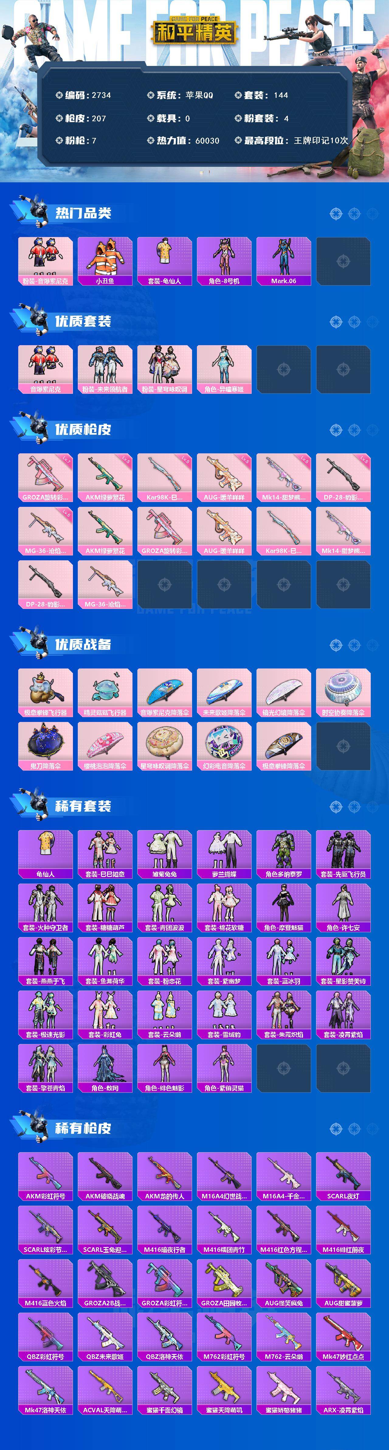 HPCMW464624和平精英账号详情图2