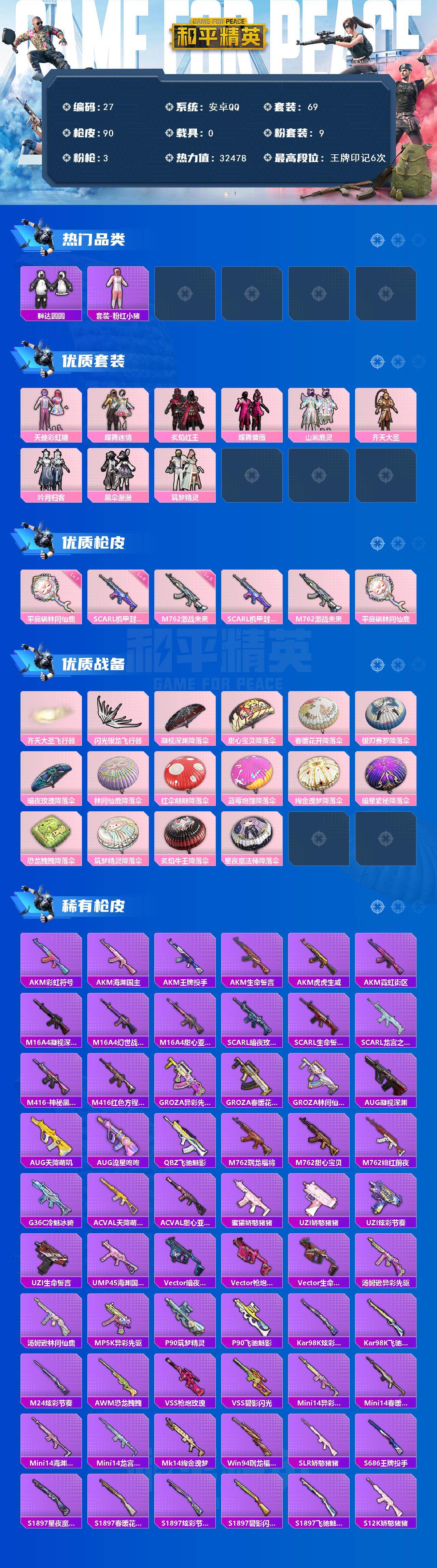 HPYHY451433和平精英账号详情图2