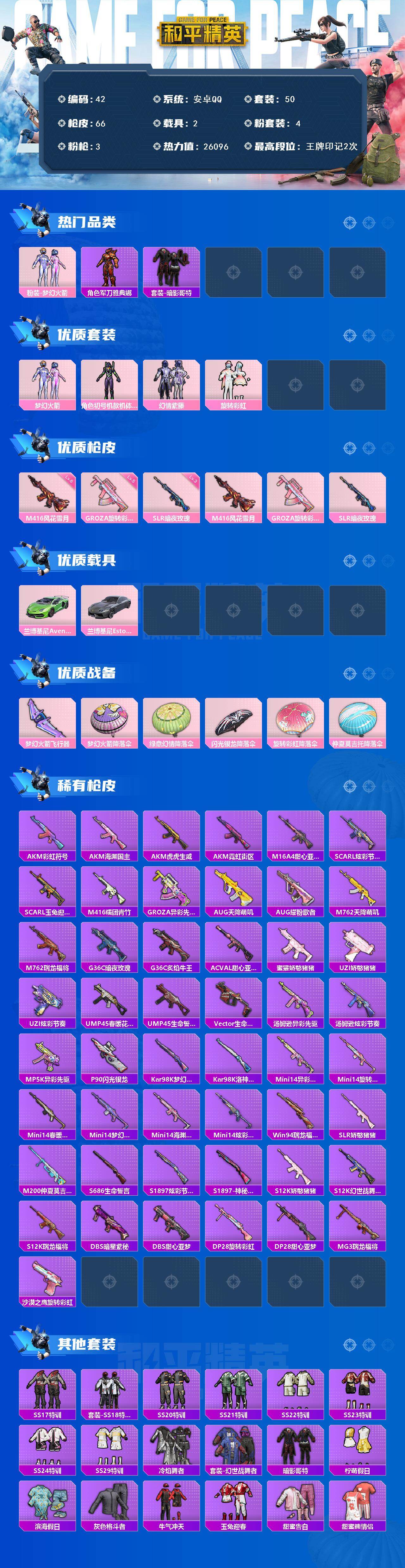 HPYHY451436和平精英账号详情图2