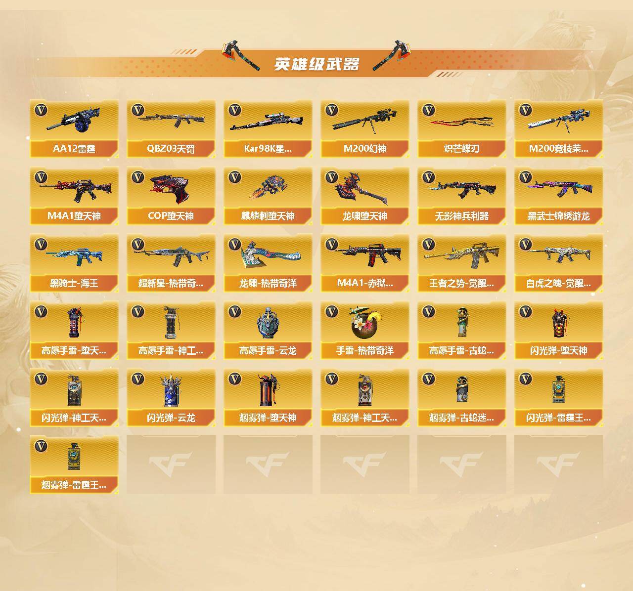 CFCMW430896穿越火线账号详情图3