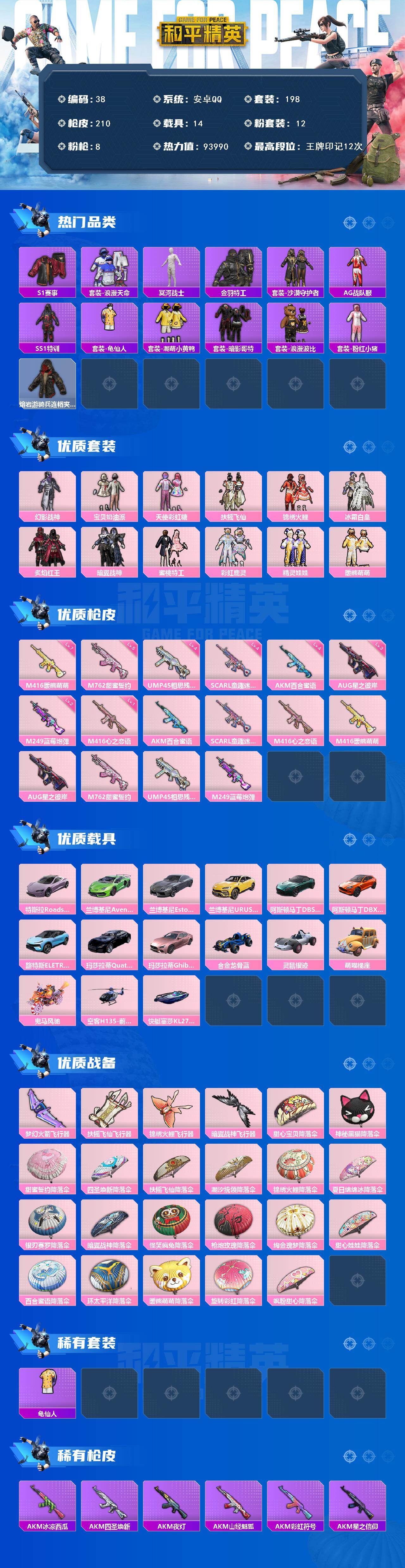 HPYHY451460和平精英账号详情图2