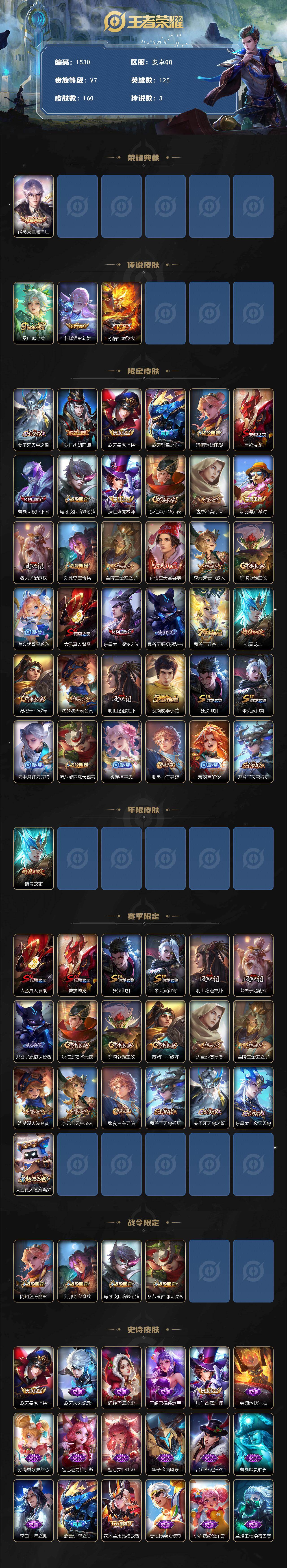 WZKG4100321王者荣耀账号详情图2