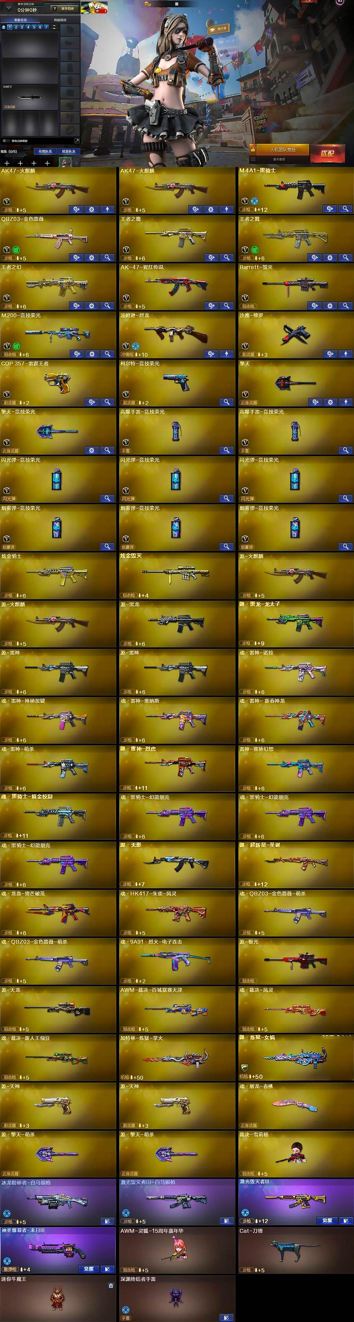 CFLX426499穿越火线账号详情图6