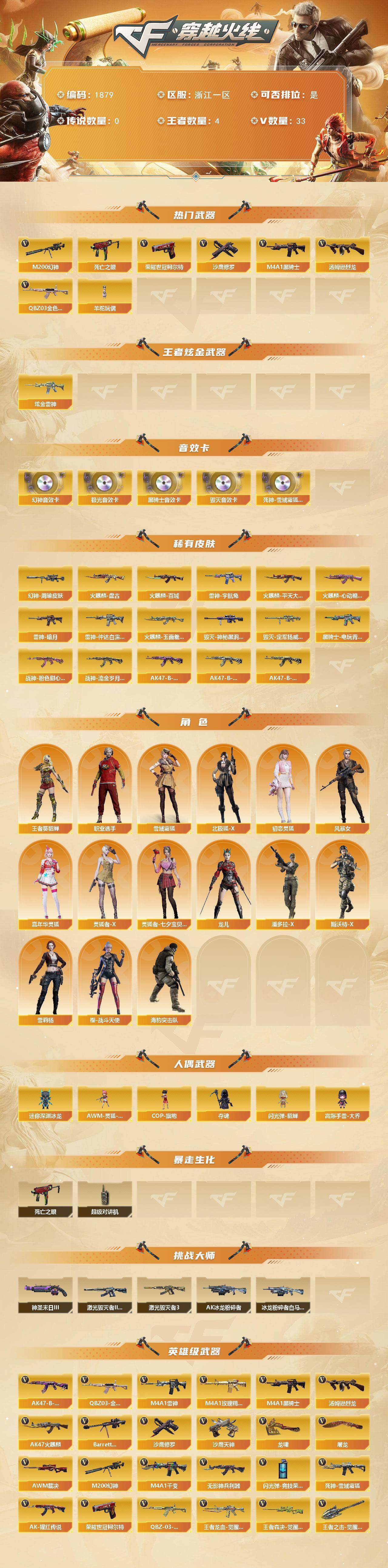 CFCMW428207穿越火线账号详情图2