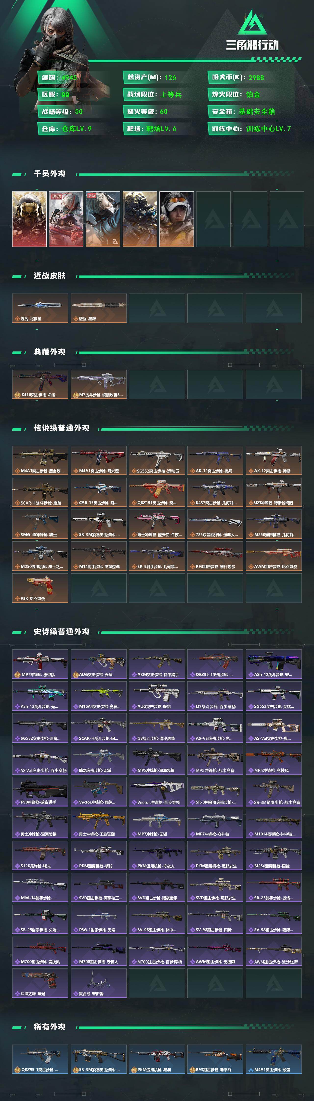 SJZCMW433581三角洲行动账号详情图2