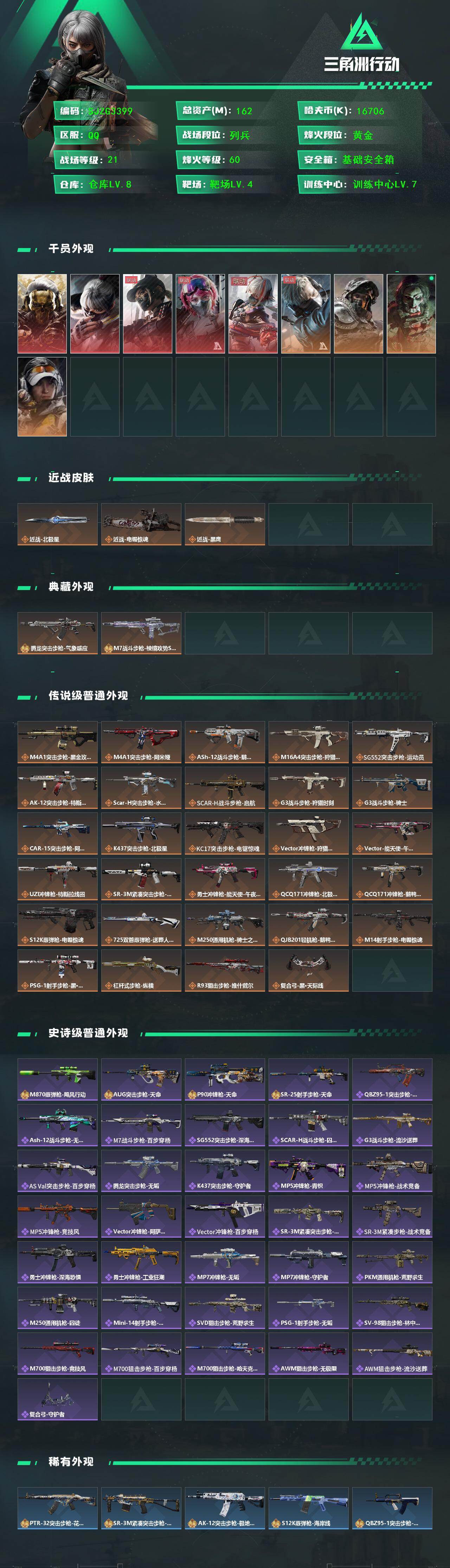 SJZEY427062三角洲行动账号详情图2