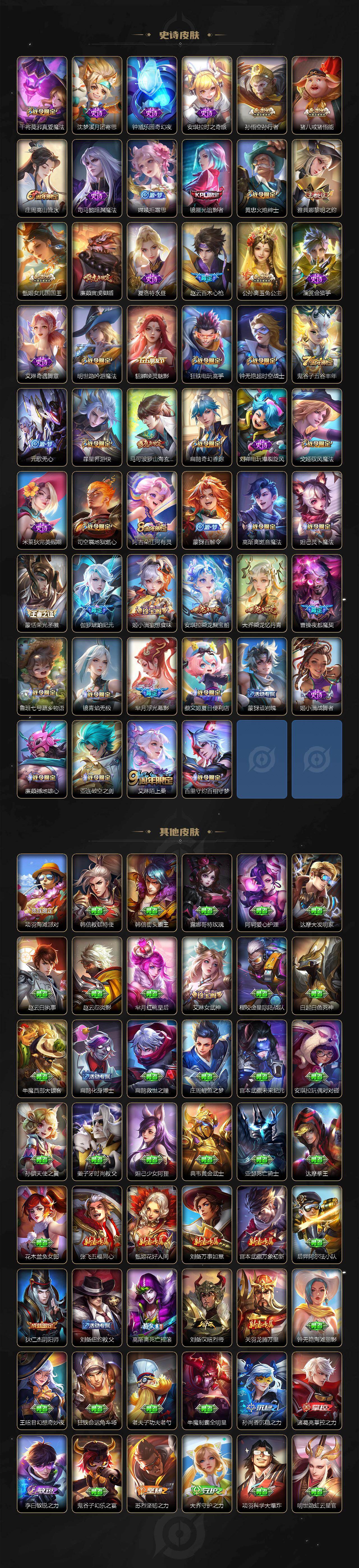 WZYHY4101384王者荣耀账号详情图6 WZYHY4101384王者荣耀账号详情图6