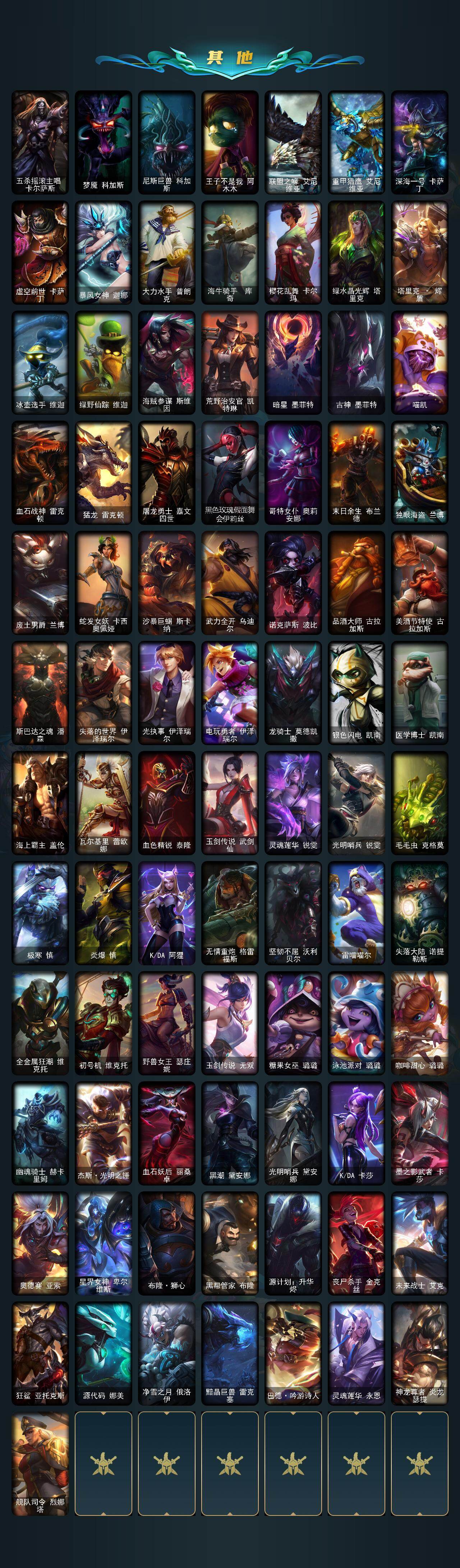 LOLQM410299英雄联盟账号详情图5 LOLQM410299英雄联盟账号详情图5