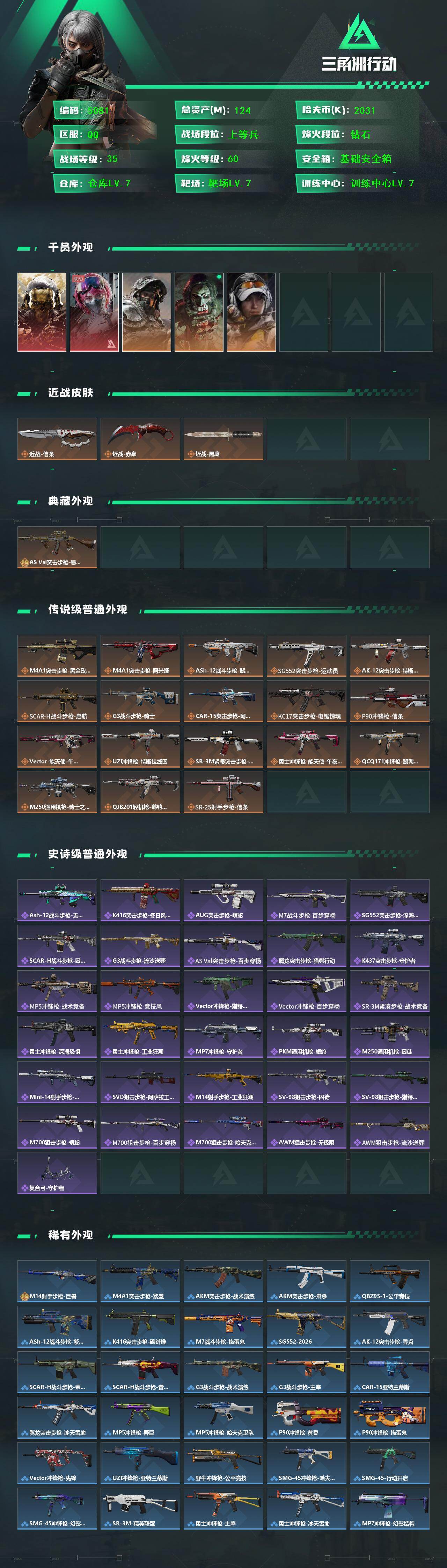 SJZCMW433618三角洲行动账号详情图2