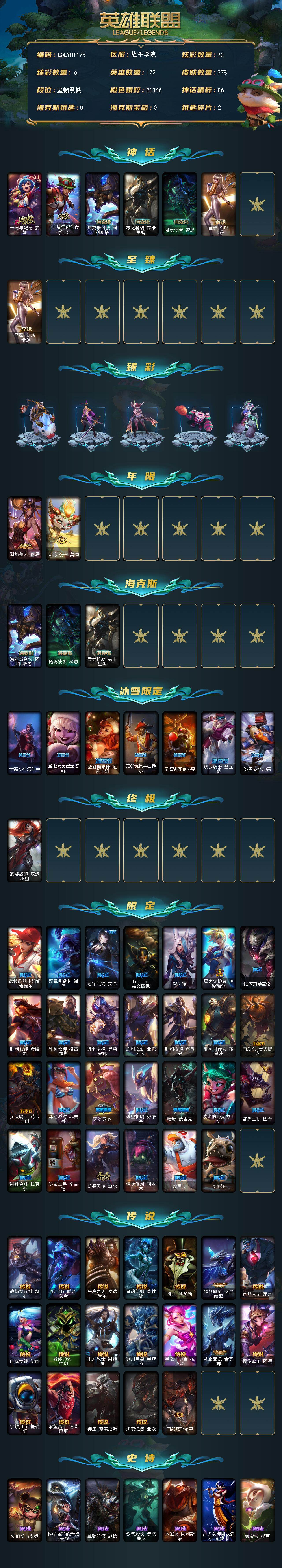 LOLQM410243英雄联盟账号详情图3