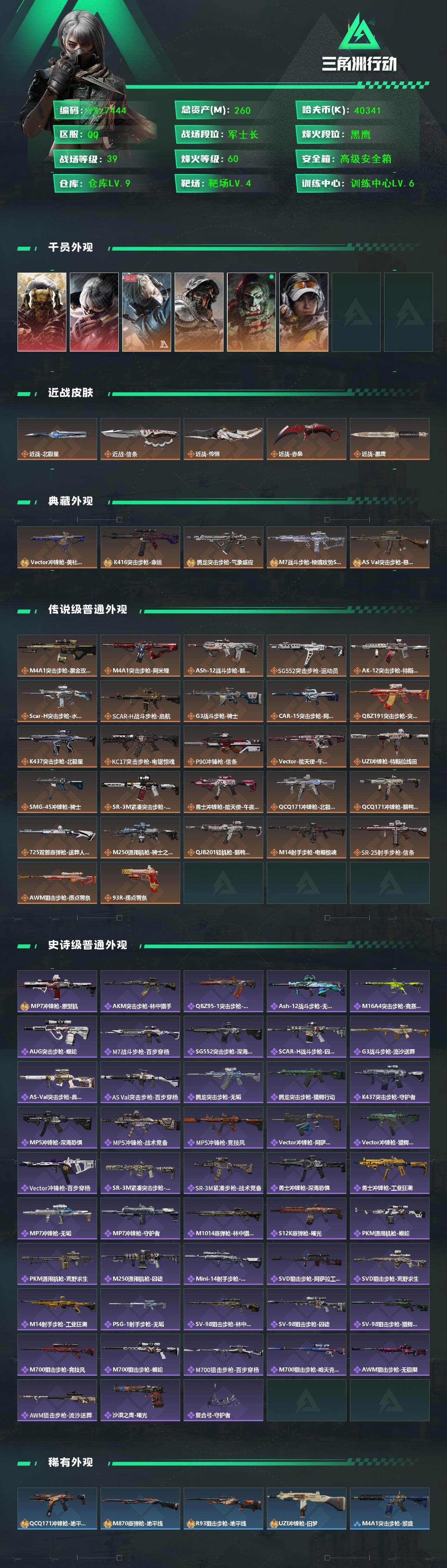 SJZCMW433503三角洲行动账号详情图2